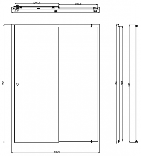 Душевой уголок Omnires Bronx S2050