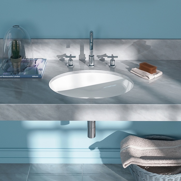 Умывальник Catalano Italy 57х42, встраиваемый снизу, белый