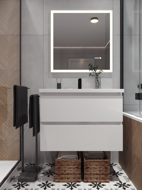 Тумба c  умывальником Фаворит НП 85-02, белый