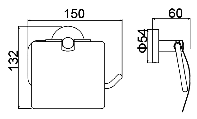 Бумагодержатель Timo Saona золото брашированное