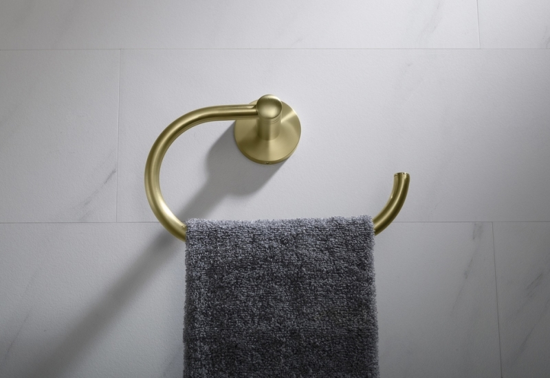 Полотенцедержатель Timo Saona золото брашированное
