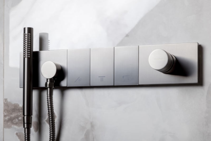 Смеситель Boheme  ZODIAC с ручным душем , графит