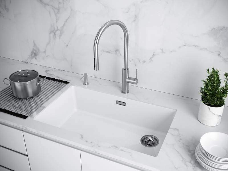 Кухонная мойка Paulmark Lumi белый