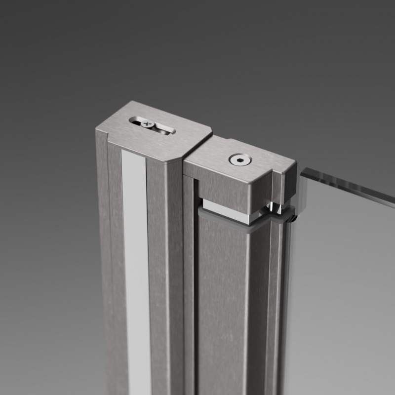 Душевой уголок Radaway Nes  KDJ I 100x90, нержавеющая сталь