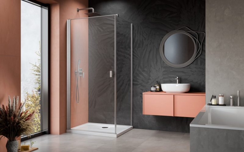 Душевой уголок Radaway Nes  KDJ I 100x90, нержавеющая сталь