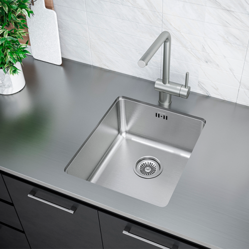 Смеситель PAULMARK SPRING  (стальной/нержавеющая сталь)