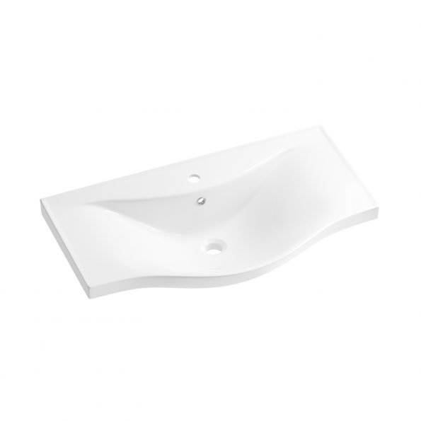 Настенная или мебельная раковина Wellsee Bisou, 800 х 450 х 175