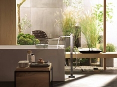 СМЕСИТЕЛЬ ДЛЯ ВАННЫ HANSGROHE METROPOL, НАПОЛЬНЫЙ черный матовый 