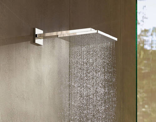 Верхний душ Hansgrohe Raindance, 1 режим,с держателем, 30*30 см, шлиф. бронза 