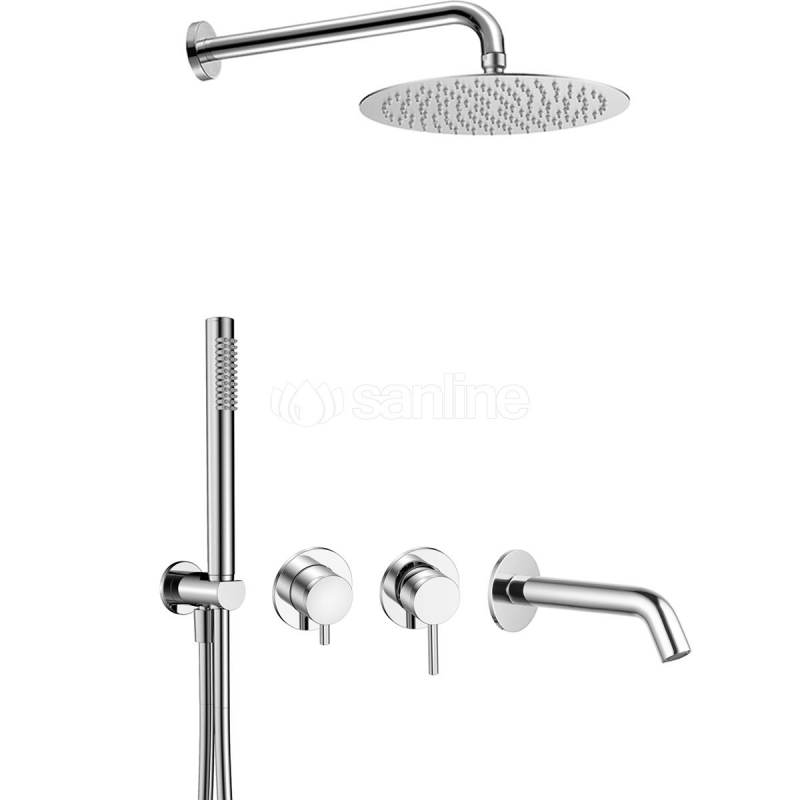 Душевая система AQUAme Siena, хром