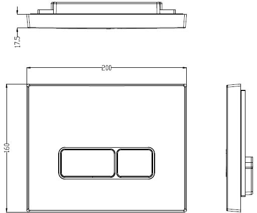 Комплект инсталляции Weltwasser Marberg  с кнопкой и подвесным унитазом Merzbach 