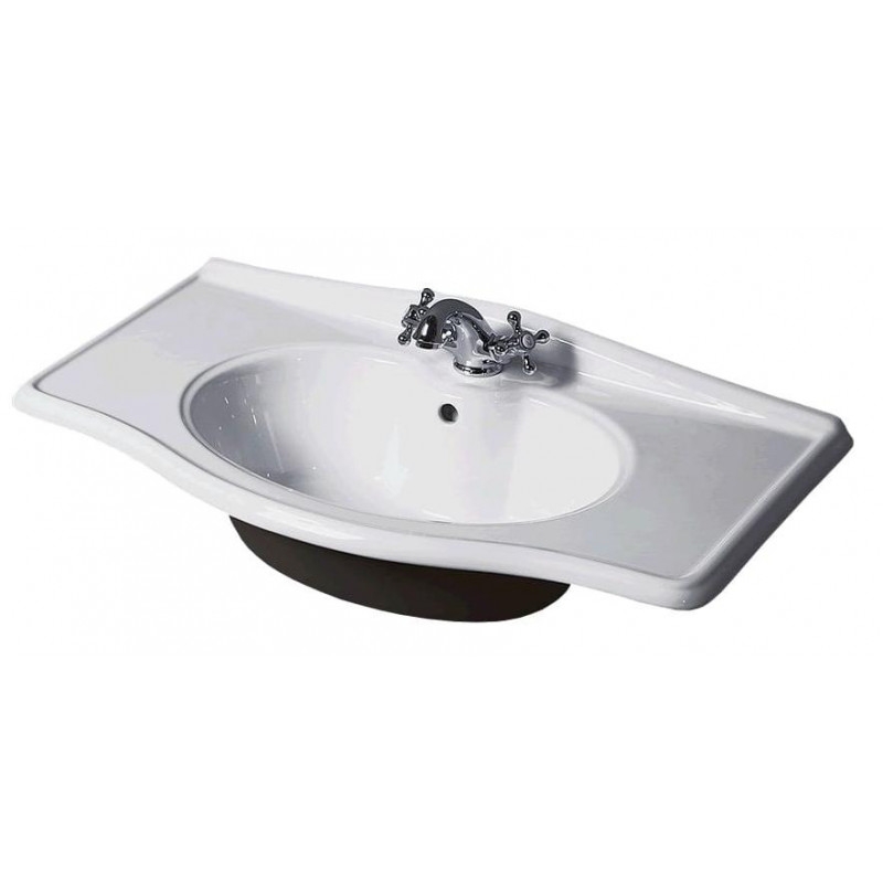 Тумба подвесная Caprigo Nokturn 96*40 c умывальником в комплекте