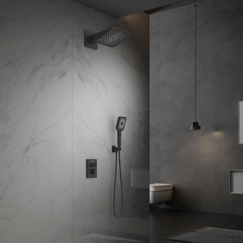 Душевая система Vincea Inspire в цвете графит