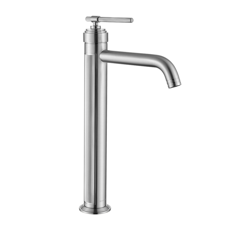 Смеситель для умывальника высокий Boheme ETERNA NICKEL BRUSH