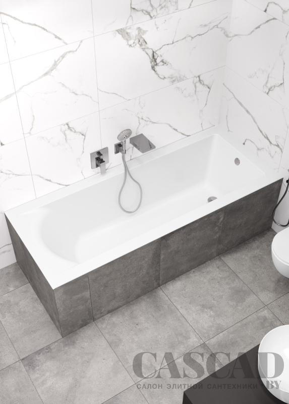 Ванна акриловая Bonito Home Aventura 180x80 с ножками Standard