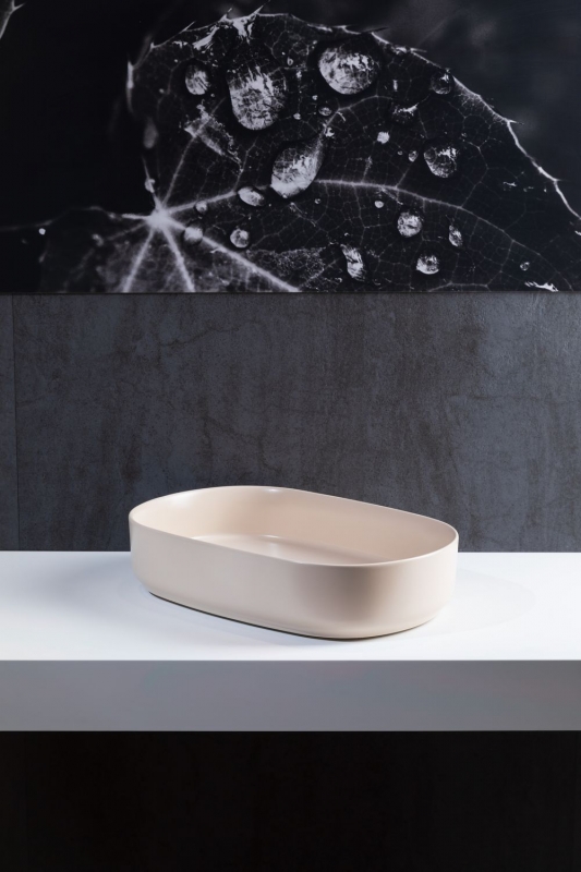 Умывальник Allen Brau Fantasy Oval 55*36 бежевый