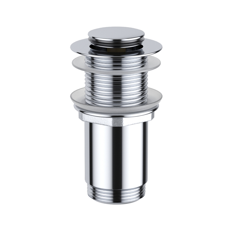 Донный клапан для раковины Wellsee Drainage System без перелива, высота 92-132 мм