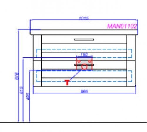 тумба с умывальником Aqwella Манчестер  
