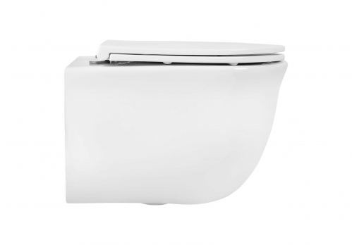 Унитаз подвесной безободковый Aquatek КЛАССИК c cиденьем в комплекте