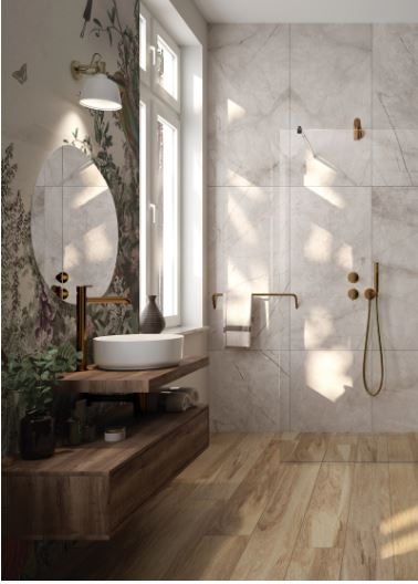 DEANTE SILIA  Смеситель для раковины высокий, брашированная бронза