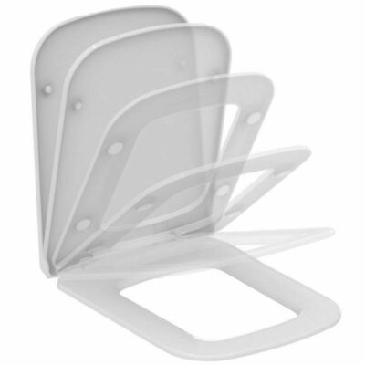 Сиденье для унитаза Ideal Standard Tesi, микролифт, тонкое, 36.5х53.5 см