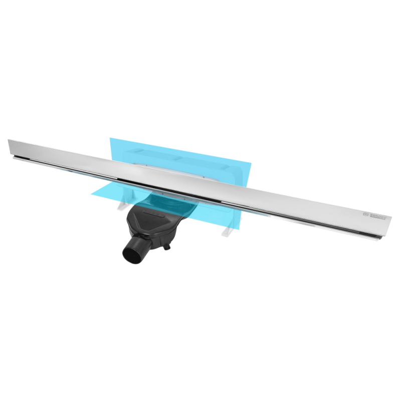 Душевой лоток Berges пристенный с возможностью подрезки