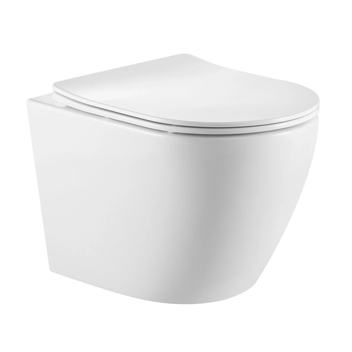 Унитаз Prato Бьянко 36,5x52 сиденье Duroplast, микролифт