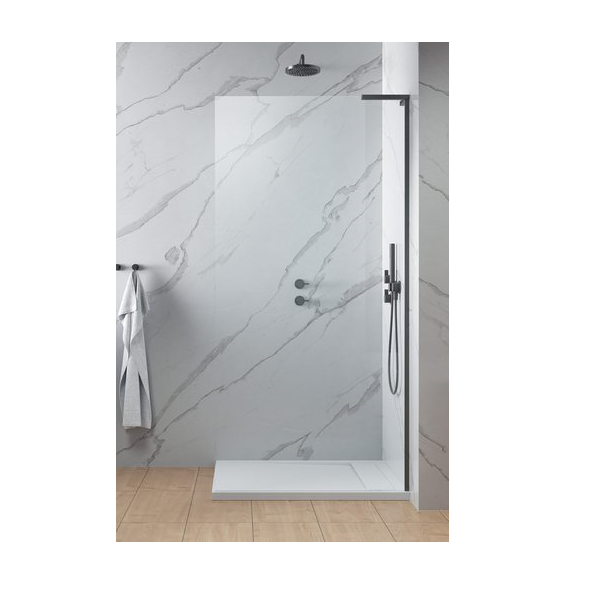 Душевой уголок Radaway Walk-in Modo SL II Brushed GunMetal 120 прозрачное стекло / профиль брашированная оружейная сталь