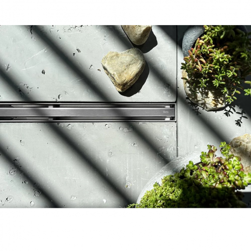 Душевой лоток Rea Neox Slim pro nikiel brush, нержавеющая сталь