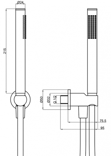Комплект ручного душа AQUAme