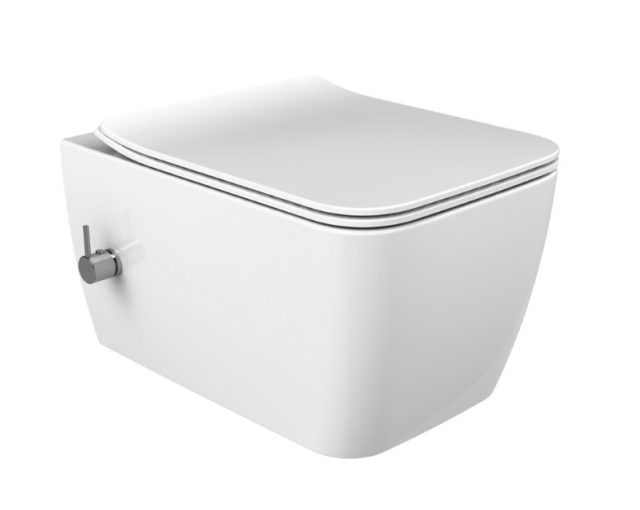 Унитаз подвесной CeraStyle Hera безободковый с интегрированной функцией биде