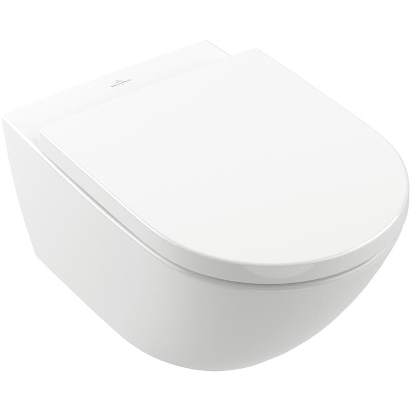 Подвесной унитаз Villeroy&Boch Subway 3.0 с покрытием CeramicPlusс сиденьем QuickRelease и Soft-Closing