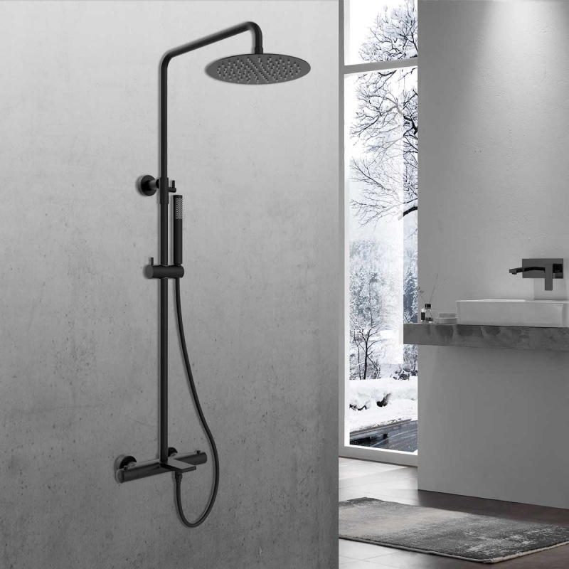 Душевая система Vincea Vogue черный 