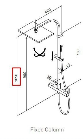 Душовая система GRB MIXERS KALA