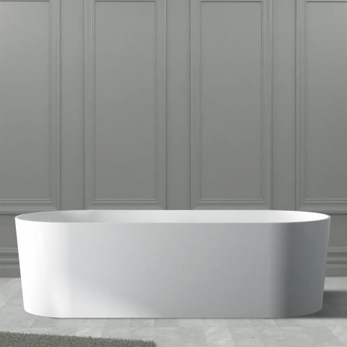 Ванна  ABBER Stein белая матовая 180*75