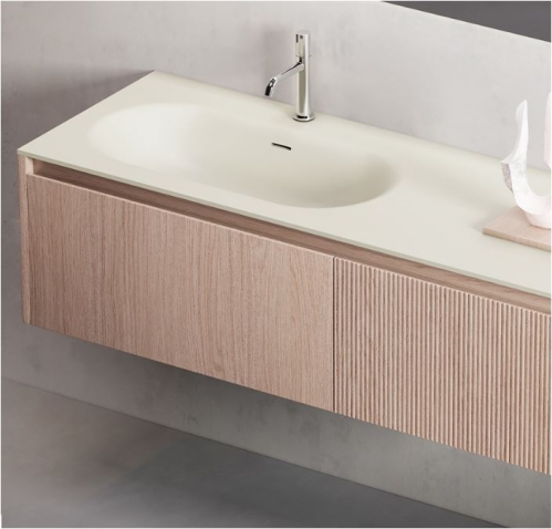 Раковина-столешница  ONDA FLOW OVAL 110*50