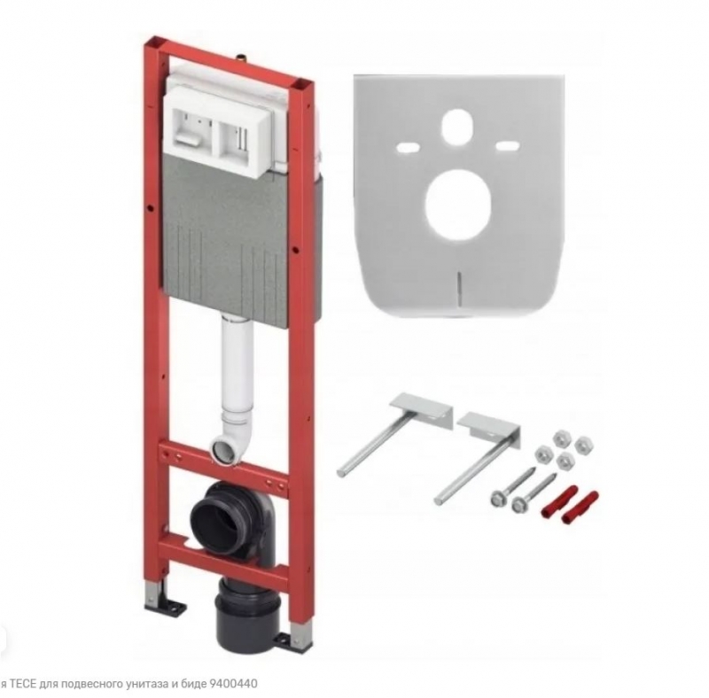 Узкая инсталляция TECE для подвесного унитаза