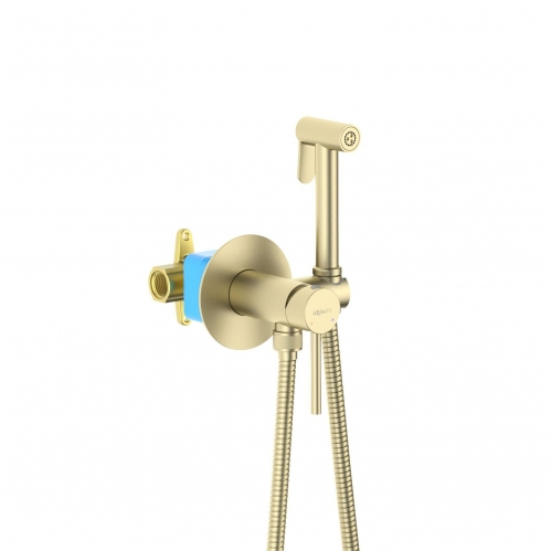 Гигиенический душ AQUATEK, Европа шлифованное золото  