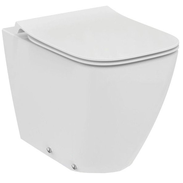 Унитаз приставной Ideal Standard i.life B безободковый RimLS+, c тонкой крышкой Soft-close 