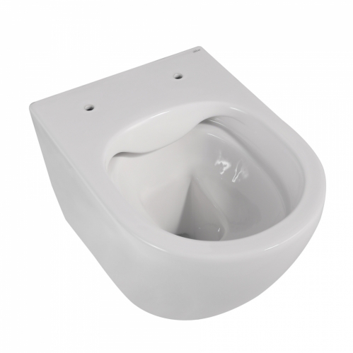 Унитаз ABBER Bequem  подвесной белый, безободковый