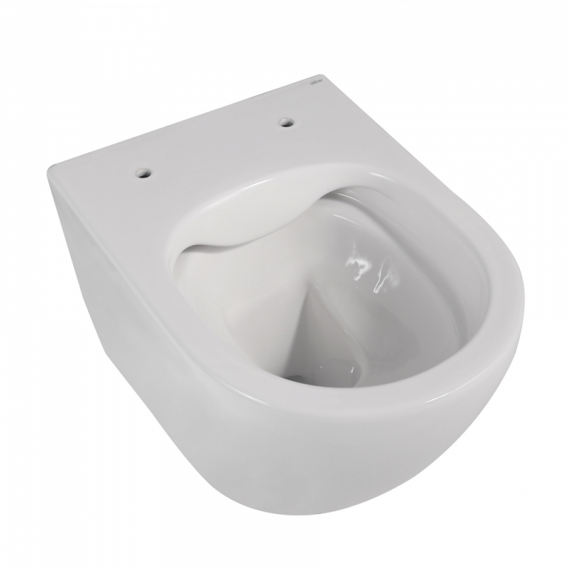 Унитаз ABBER Bequem  подвесной белый, безободковый