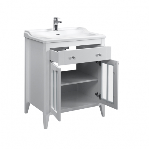 Тумба под умывальник Belux Дуглас Н 70-01 Белый глянцевый (1)