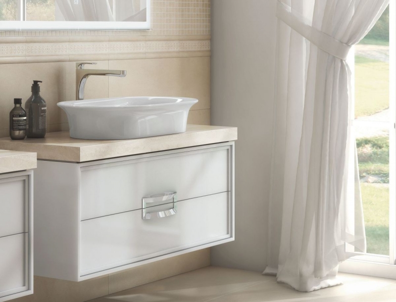 Умывальник накладной Canaletto 65х40 белый KERAMA MARAZZI