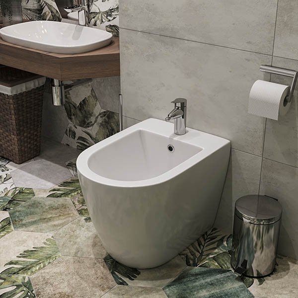 Биде напольное Roxen Antares  36x52 белое