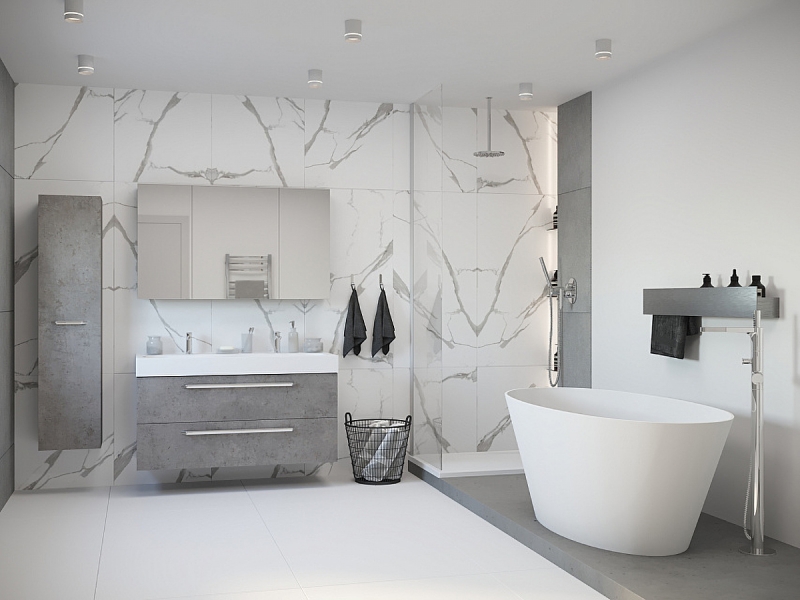 Ванна BELUX Дубай 1600 Белый матовый, Solid Surface