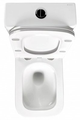 Унитаз напольный Terminus Ватикан 36,5x61 безободковый белый SoftClose