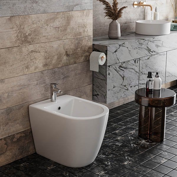 Биде напольное Roxen Antares  36x52 белое