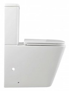 Унитаз напольный Terminus Ватикан 36,5x61 безободковый белый SoftClose