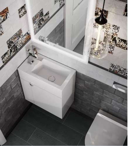 Раковина Kerma Marazzi  LATO 50, белая глянцевая