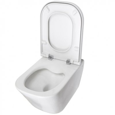 Унитаз Roca The Gap Clean Rim, подвесной, безободковый с сиденьем 